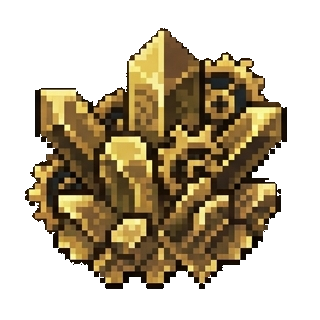 Gold crystal